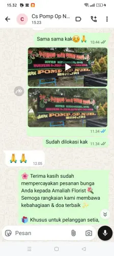 Testimonial Papan Bunga selaraja
