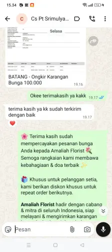Testimonial Papan Bunga selaraja