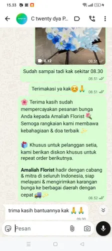 Testimonial Standing Flower selaraja