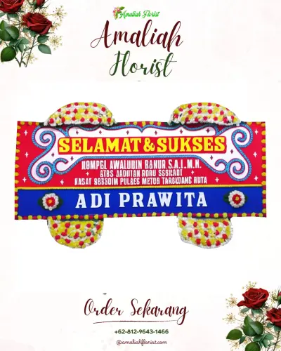 Karangan Bunga Ucapan Selamat selaraja